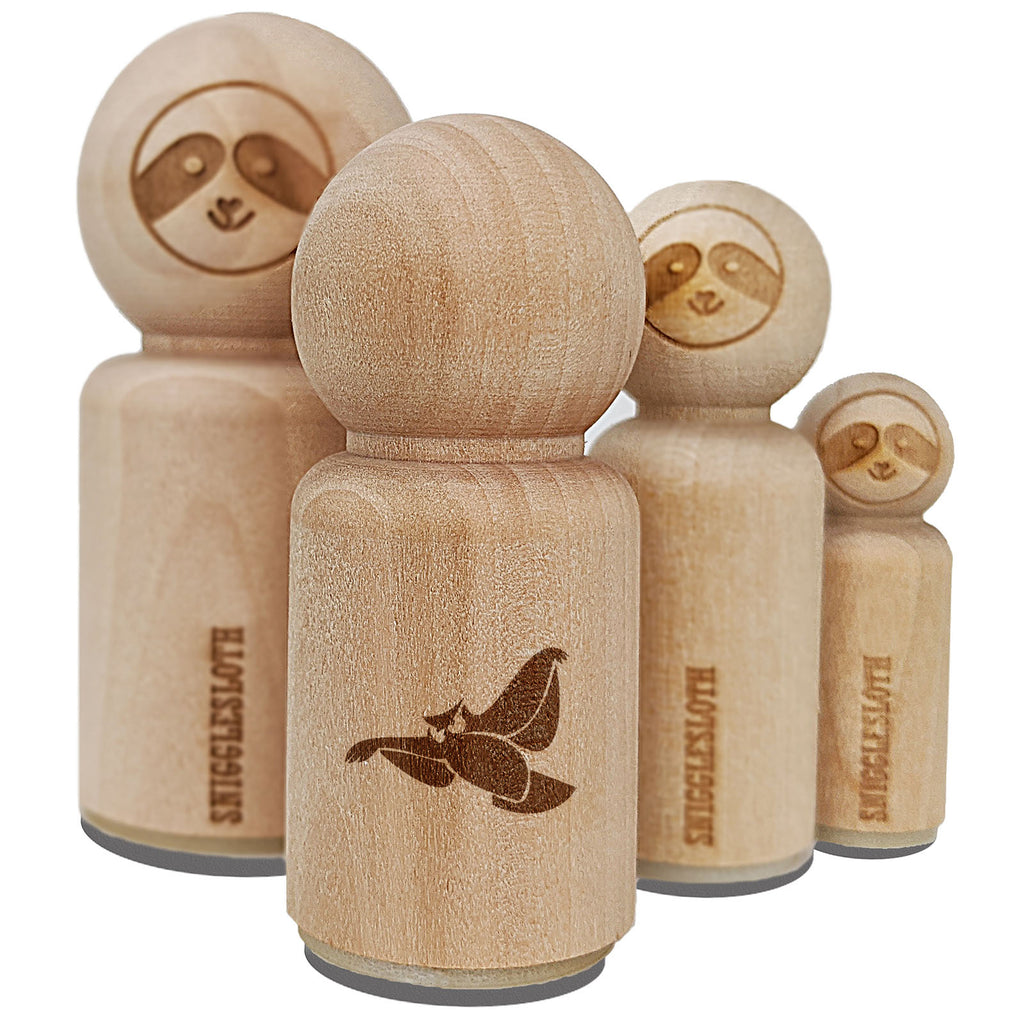 Owl Flying Bird Doodle Rubber Stamp for Stamping Crafting Planners