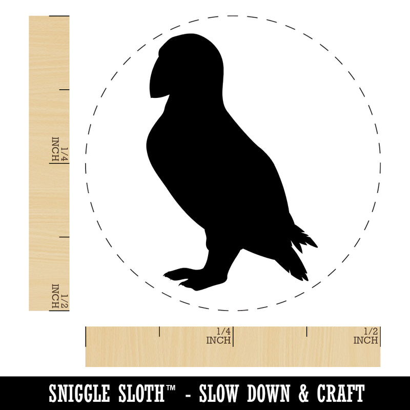 Puffin Bird Solid Rubber Stamp for Stamping Crafting Planners