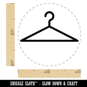 Clothes Hanger Laundry Rubber Stamp for Stamping Crafting Planners