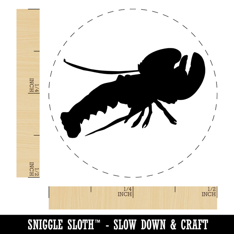 Lobster Solid Rubber Stamp for Stamping Crafting Planners