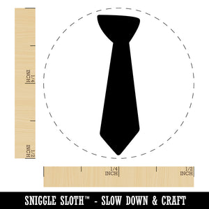 Neck Tie Doodle Solid Rubber Stamp for Stamping Crafting Planners
