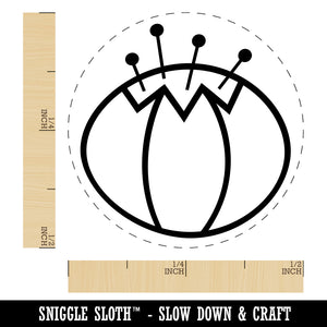 Pin Cushion Sewing Rubber Stamp for Stamping Crafting Planners