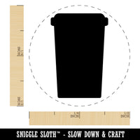 Travel Coffee Cup Mug Solid Rubber Stamp for Stamping Crafting Planners