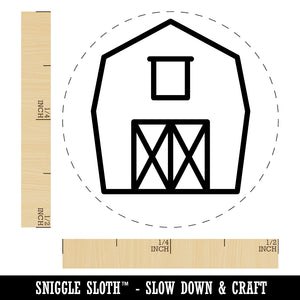 Barn Doodle Rubber Stamp for Stamping Crafting Planners