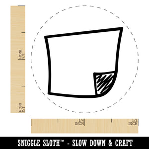 Paper Note Rubber Stamp for Stamping Crafting Planners