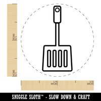 Spatula Cooking BBQ Rubber Stamp for Stamping Crafting Planners