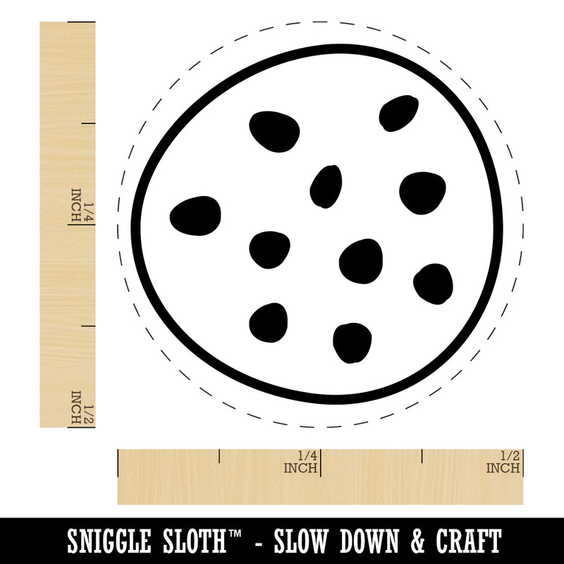 Chocolate Chip Cookie Rubber Stamp for Stamping Crafting Planners