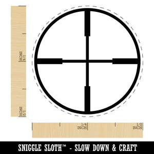 Crosshair Target Rubber Stamp for Stamping Crafting Planners