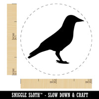 Crow Solid Rubber Stamp for Stamping Crafting Planners