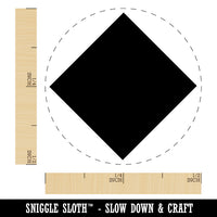 Diamond Shape Solid Rubber Stamp for Stamping Crafting Planners