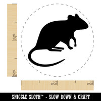 Rat Solid Rubber Stamp for Stamping Crafting Planners