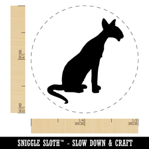 Siamese Cat Solid Rubber Stamp for Stamping Crafting Planners