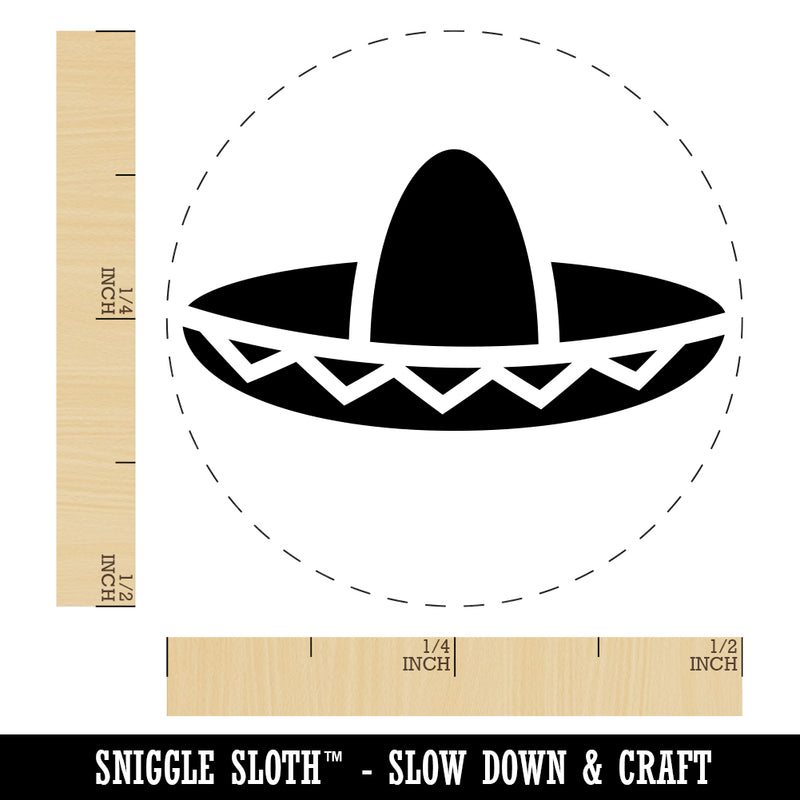 Sombrero Mexico Mexican Fiesta Hat Rubber Stamp for Stamping Crafting Planners