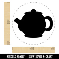 Teapot Kettle Solid Rubber Stamp for Stamping Crafting Planners