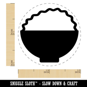 Bowl of Rice Rubber Stamp for Stamping Crafting Planners