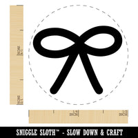 Cute Bow Ribbon Rubber Stamp for Stamping Crafting Planners