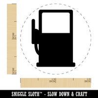 Gas Station Pump Rubber Stamp for Stamping Crafting Planners