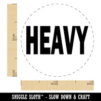 Heavy Text Rubber Stamp for Stamping Crafting Planners