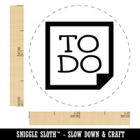 To Do Note Rubber Stamp for Stamping Crafting Planners