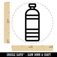 Water Bottle Icon Rubber Stamp for Stamping Crafting Planners