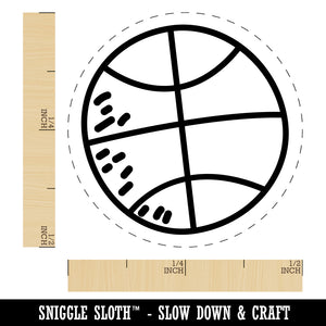 Basketball Doodle Rubber Stamp for Stamping Crafting Planners