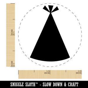 Birthday Party Hat Solid Rubber Stamp for Stamping Crafting Planners