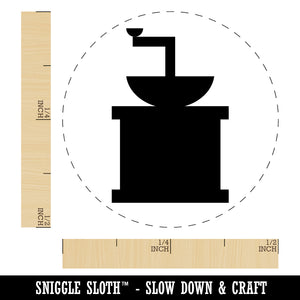 Coffee Grinder Solid Rubber Stamp for Stamping Crafting Planners