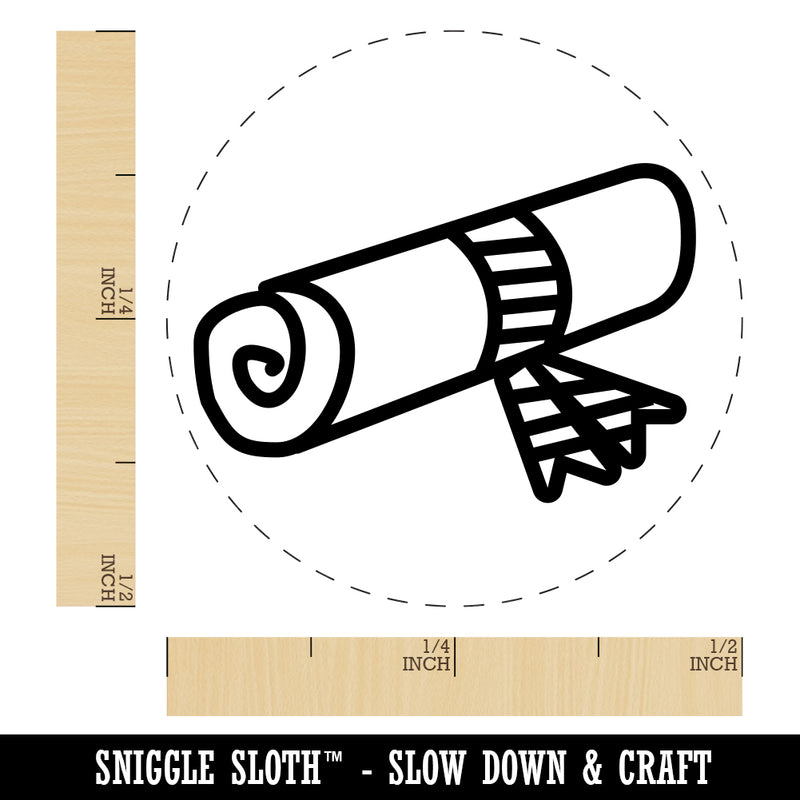 Diploma Graduation Doodle Rubber Stamp for Stamping Crafting Planners
