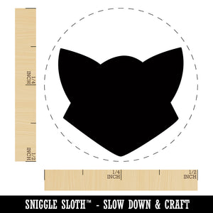 Fox Face Solid Rubber Stamp for Stamping Crafting Planners