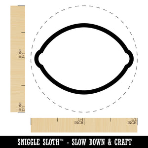 Lemon Fruit Outline Rubber Stamp for Stamping Crafting Planners