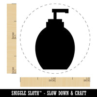 Soap Dispenser Clean Wash Icon Solid Rubber Stamp for Stamping Crafting Planners