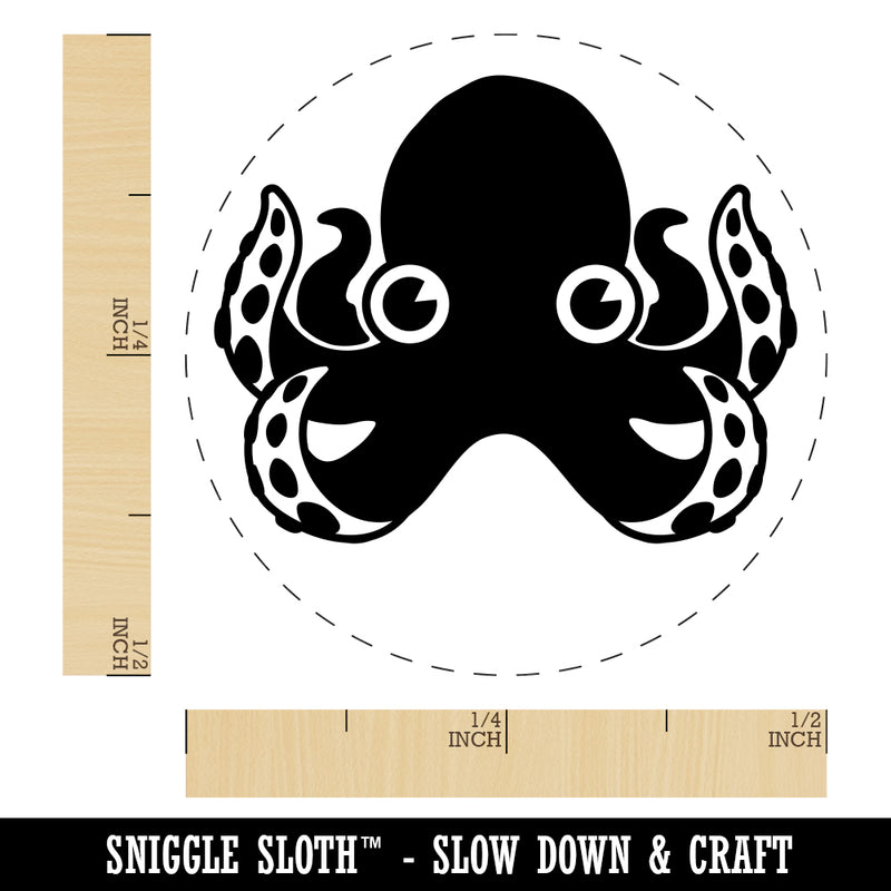 Cute Octopus Rubber Stamp for Stamping Crafting Planners