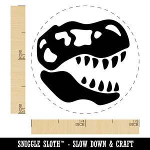 Tyrannosaurus Rex Skull Fossil Rubber Stamp for Stamping Crafting Planners