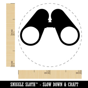 Binoculars Bird Watching Rubber Stamp for Stamping Crafting Planners