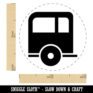 Camper Trailer Camping Icon Rubber Stamp for Stamping Crafting Planners