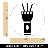 Flashlight Icon Rubber Stamp for Stamping Crafting Planners