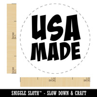 USA Made Fun Text Rubber Stamp for Stamping Crafting Planners