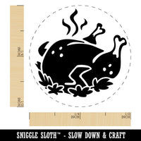 Delicious Turkey Dinner Thanksgiving Rubber Stamp for Stamping Crafting Planners