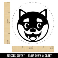 Husky Dog Face Side Eye Rubber Stamp for Stamping Crafting Planners