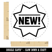 New Star Label Rubber Stamp for Stamping Crafting Planners