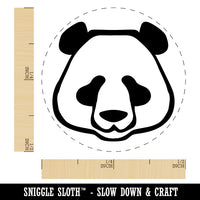 Panda Face Icon Rubber Stamp for Stamping Crafting Planners