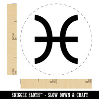 Pisces Horoscope Astrological Zodiac Sign Rubber Stamp for Stamping Crafting Planners