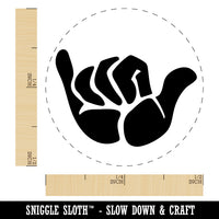 Shaka Hang Loose Surfer Sign Rubber Stamp for Stamping Crafting Planners