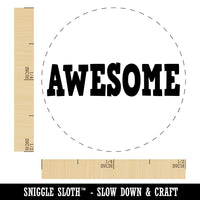 Awesome Fun Text Teacher Rubber Stamp for Stamping Crafting Planners