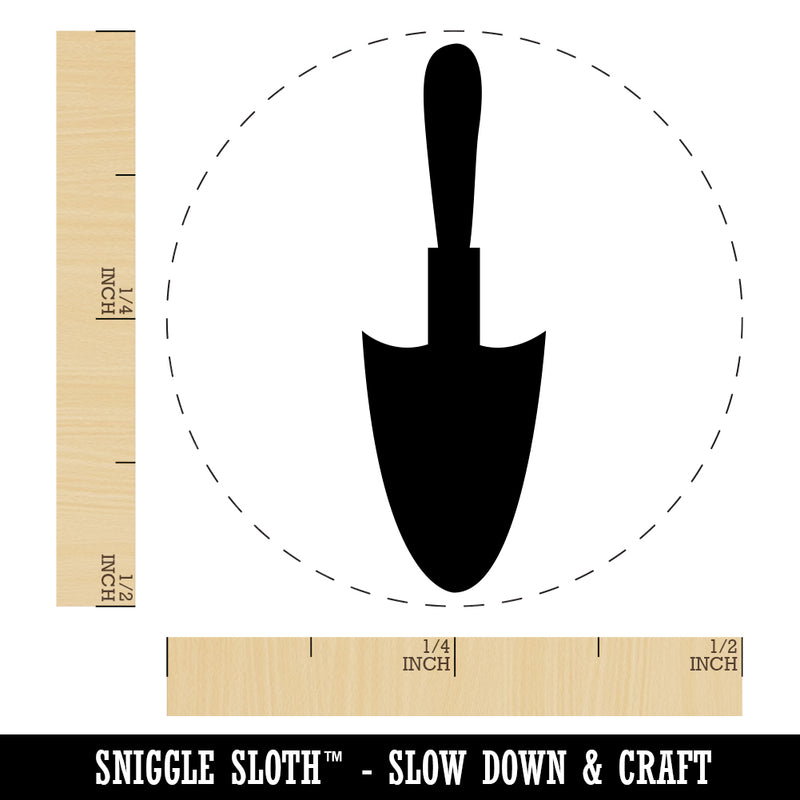 Garden Trowel Shovel Solid Rubber Stamp for Stamping Crafting Planners