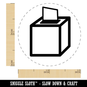 Tissue Box Rubber Stamp for Stamping Crafting Planners