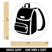 Backpack Icon School and Travel Rubber Stamp for Stamping Crafting Planners