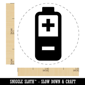 Battery Icon Rubber Stamp for Stamping Crafting Planners