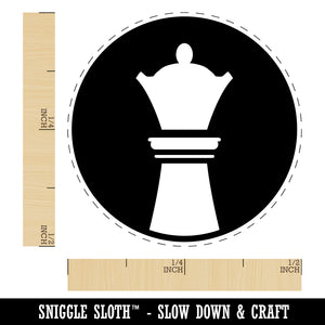Chess Piece White Queen Rubber Stamp for Stamping Crafting Planners