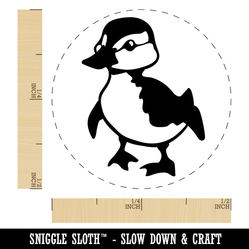 Cute Baby Duck Duckling Rubber Stamp for Stamping Crafting Planners